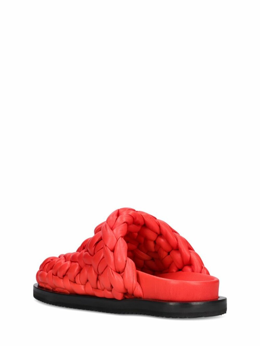ALANUI Icon Interwoven Leather Mules EU 40 (US 10) Red Lux Designer $1,700 NWT - Picture 6 of 10